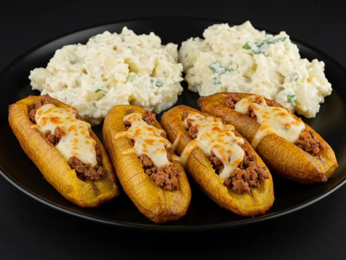 Macho Man Rellenos with Papi's Potato Salad