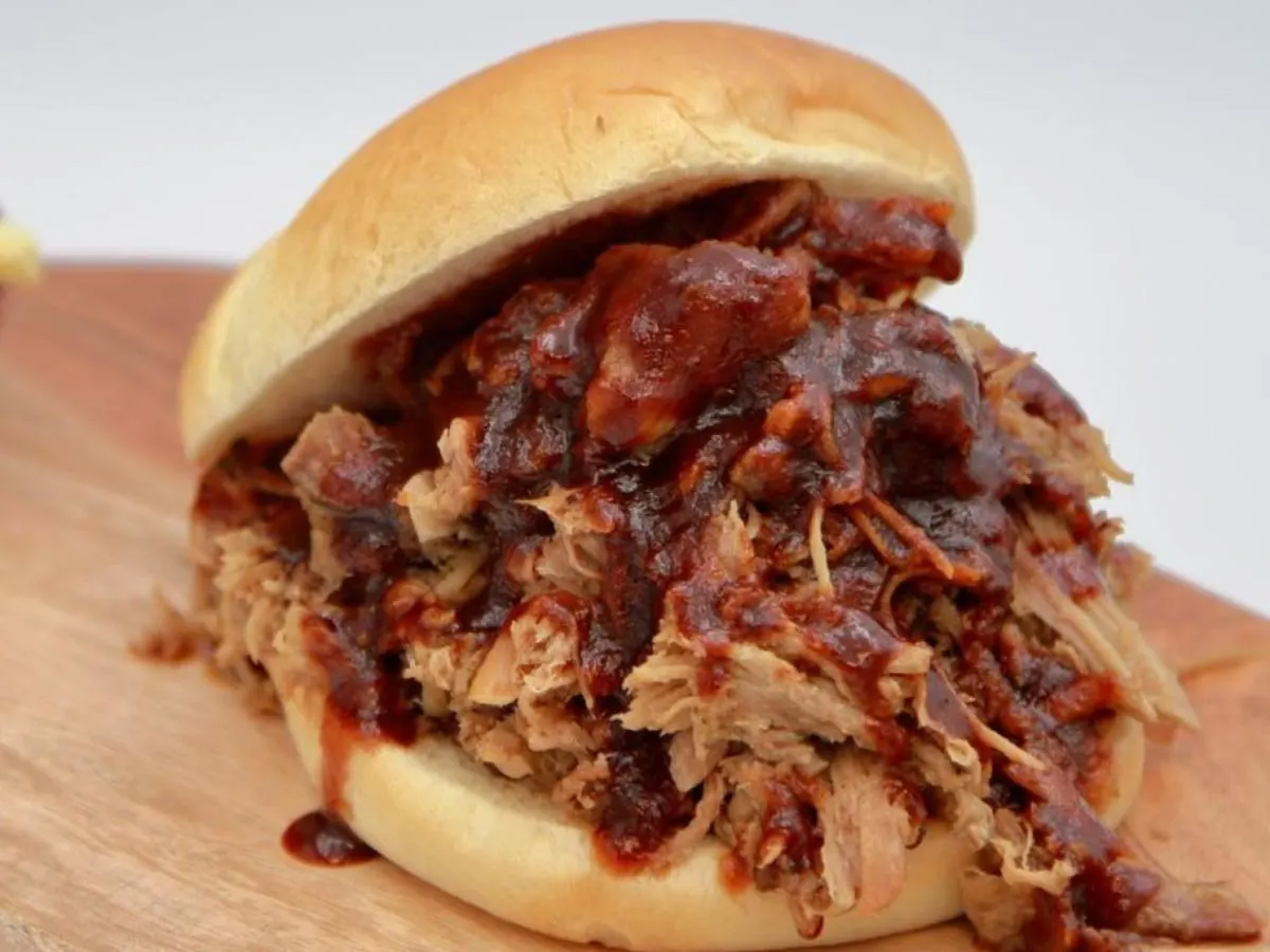 Gluten-Free Chopped Pork BBQ Sandwich Meal