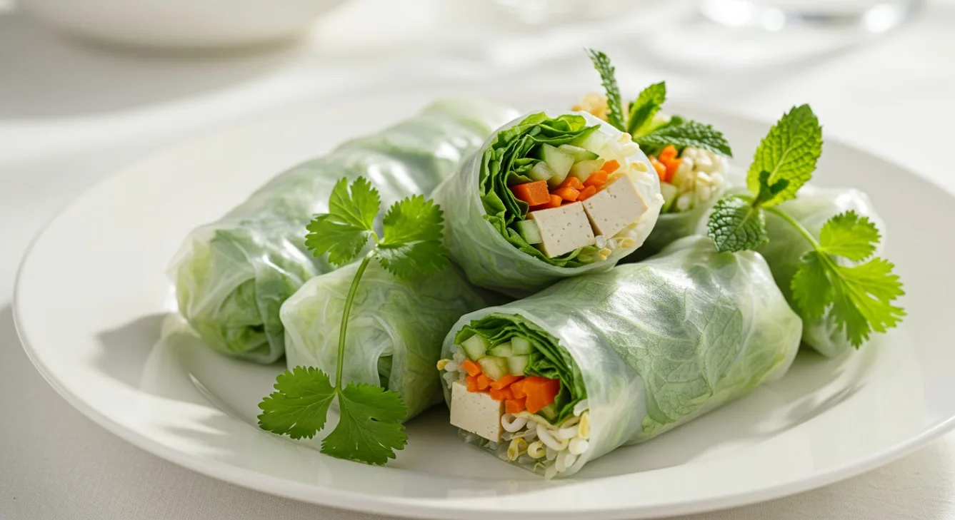 Tofu Fresh Spring Rolls