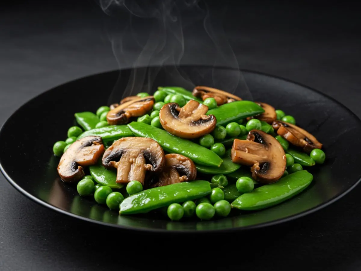 Sauteed Peas & Mushrooms