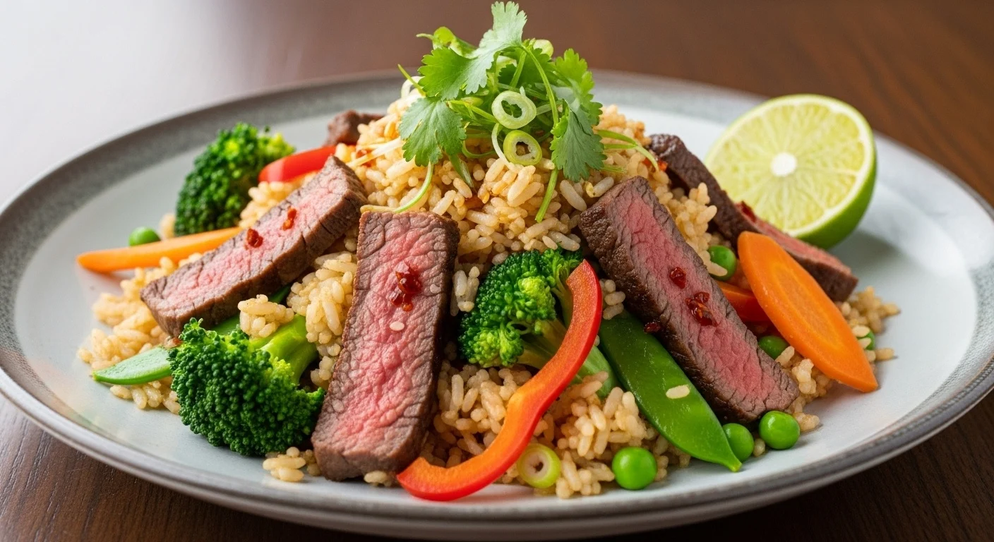 Gluten Free Beef Thai Fried Rice