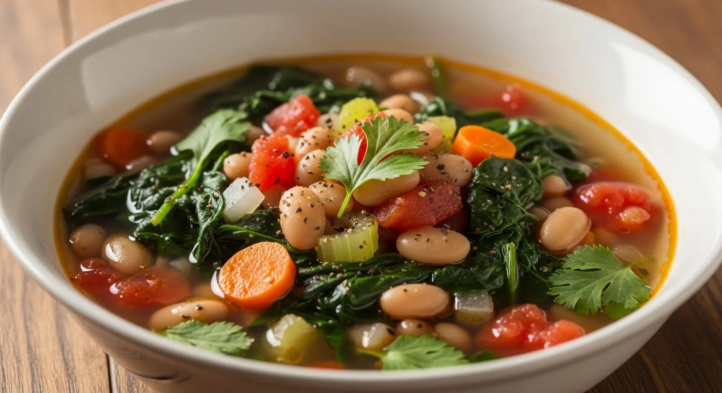 Tuscan White Bean and Spinach Soup