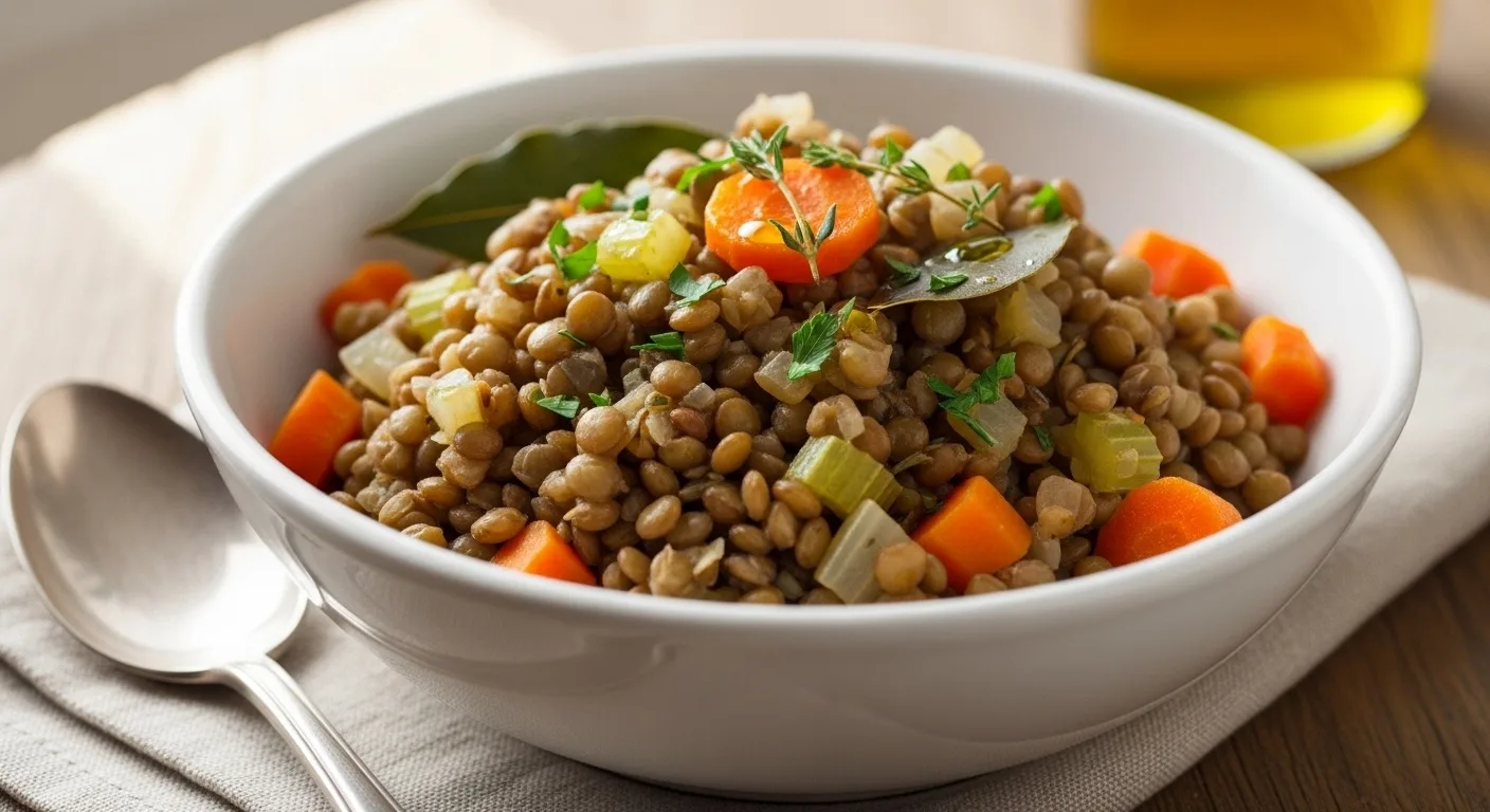 Vegan French Organic Lentils