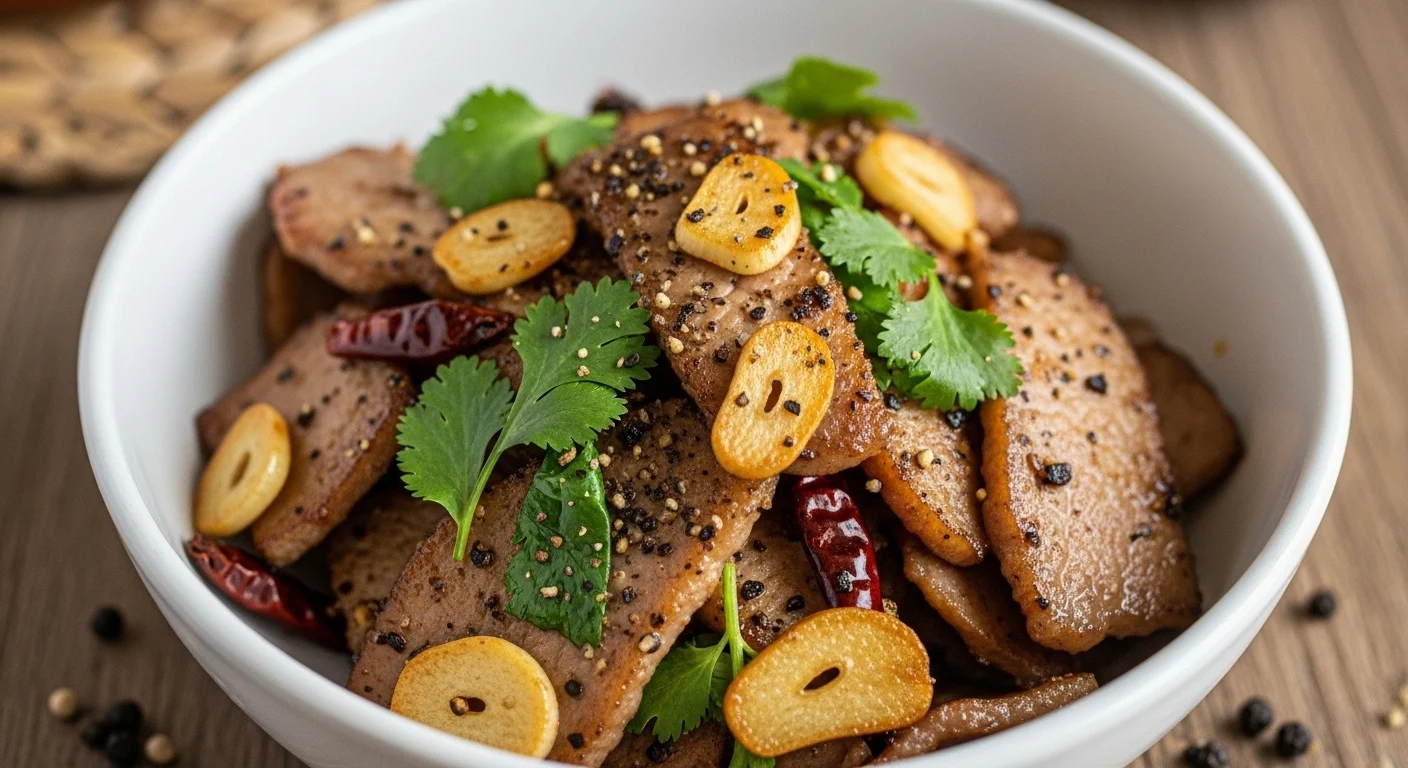 Garlic Pepper Pork