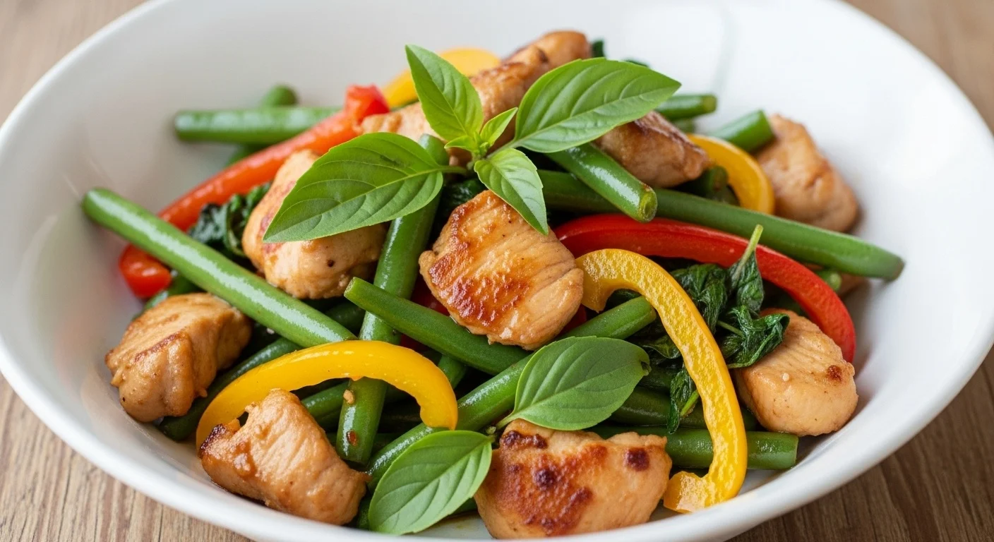 Saute Holy Basil with Chicken