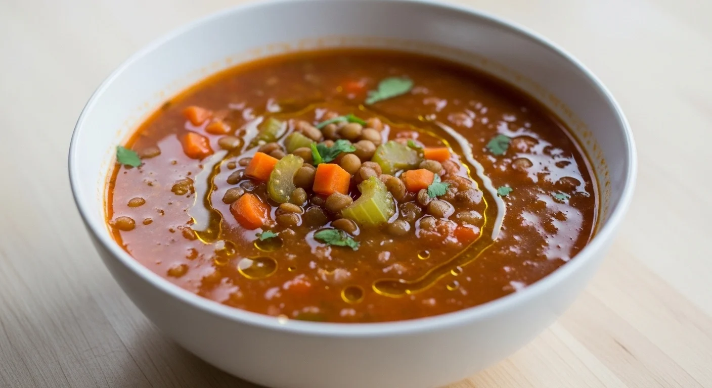 Vegan Moroccan Lentil Soup
