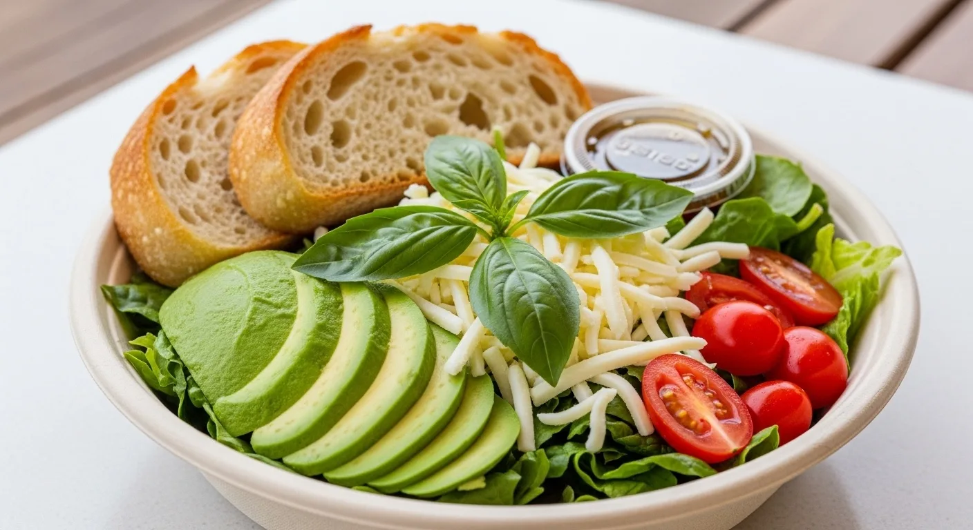 Caprese Bowl with Sourdough Bread