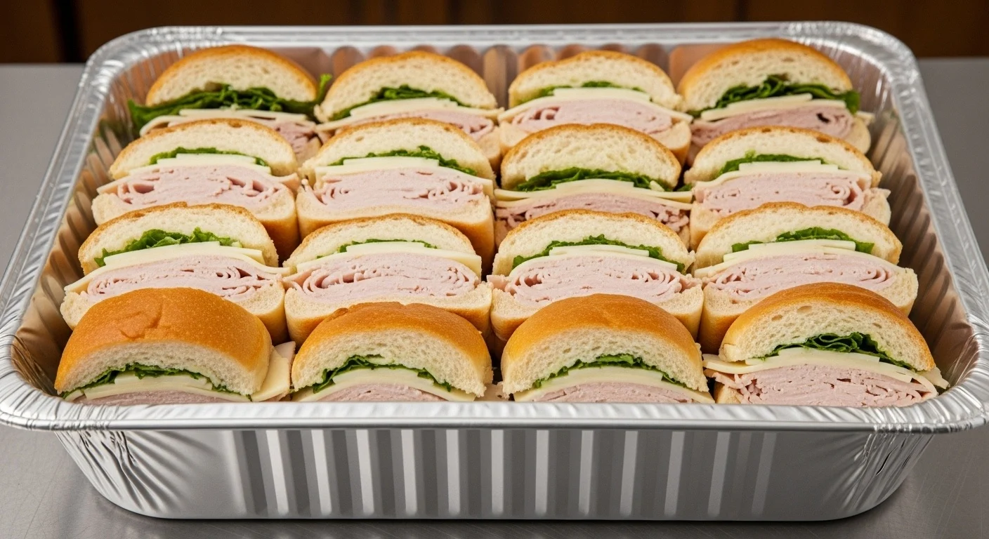Mini Turkey Sandwich with Provolone Cheese