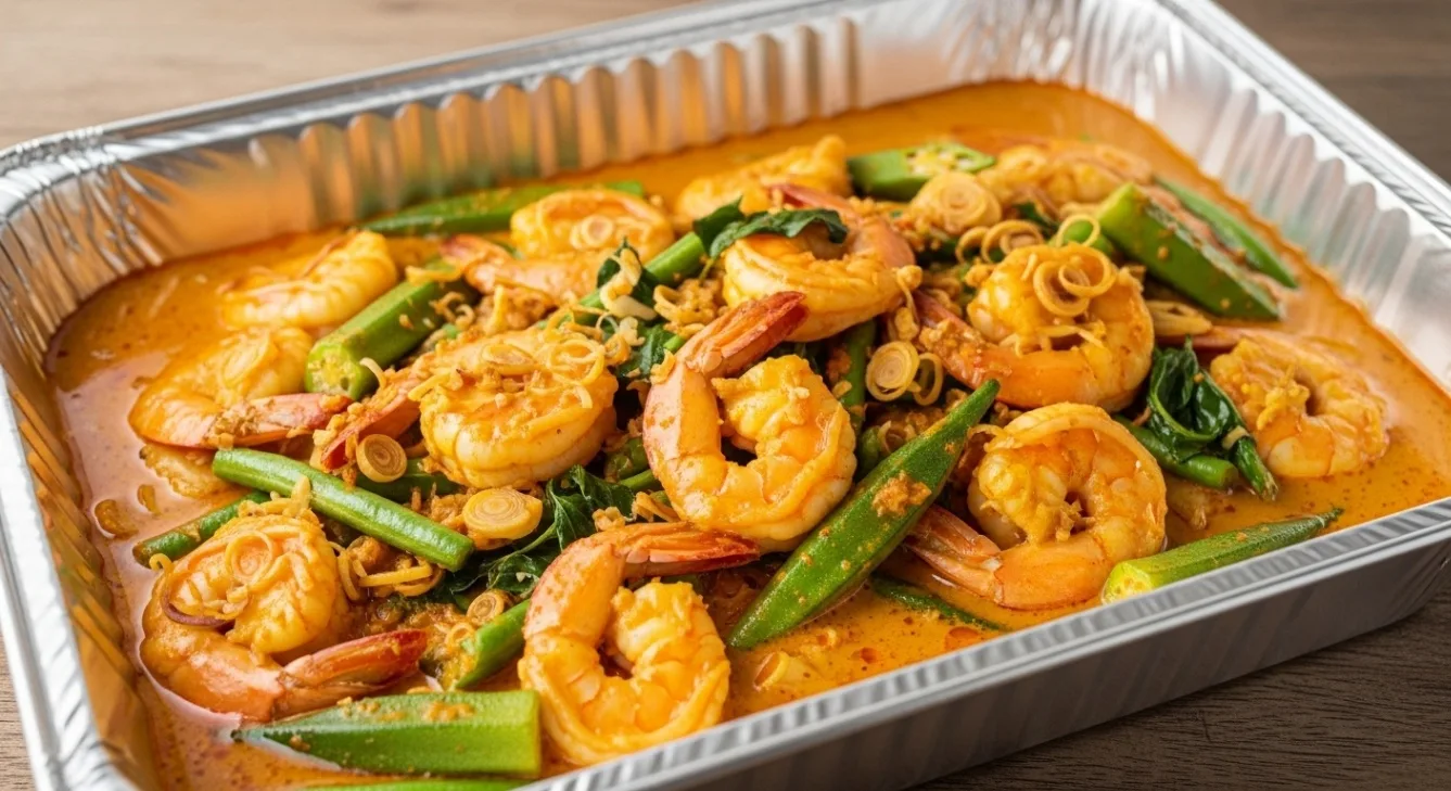 Dry Curry Shrimp