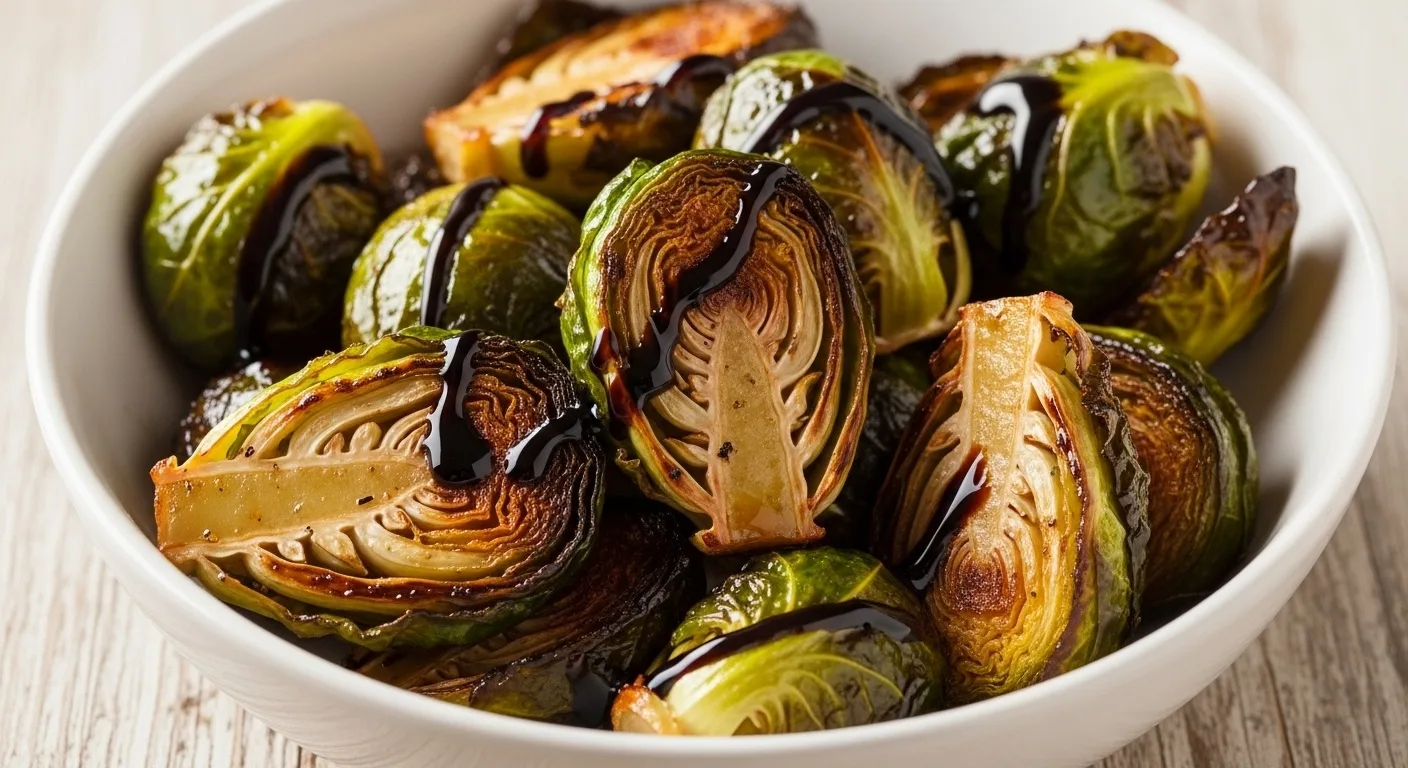 Balsamic Roasted Brussels Sprouts