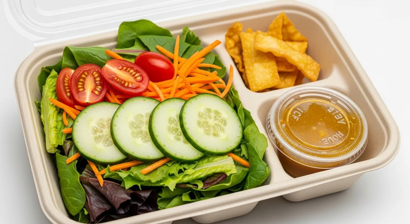 House Salad With House Vinaigrette Dressing