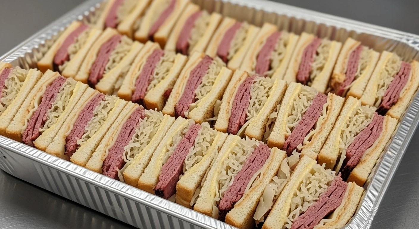 GLUTEN FREE Reuben Lean Corned Beef, Imported Swiss, Sauerkraut, Russian Dressing