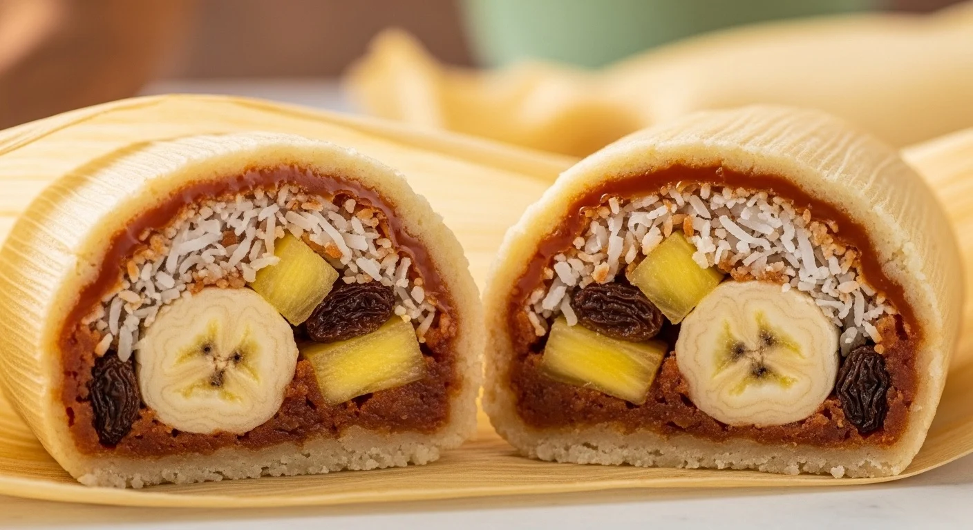 Dulce de Leche Banana Coconut Tamale