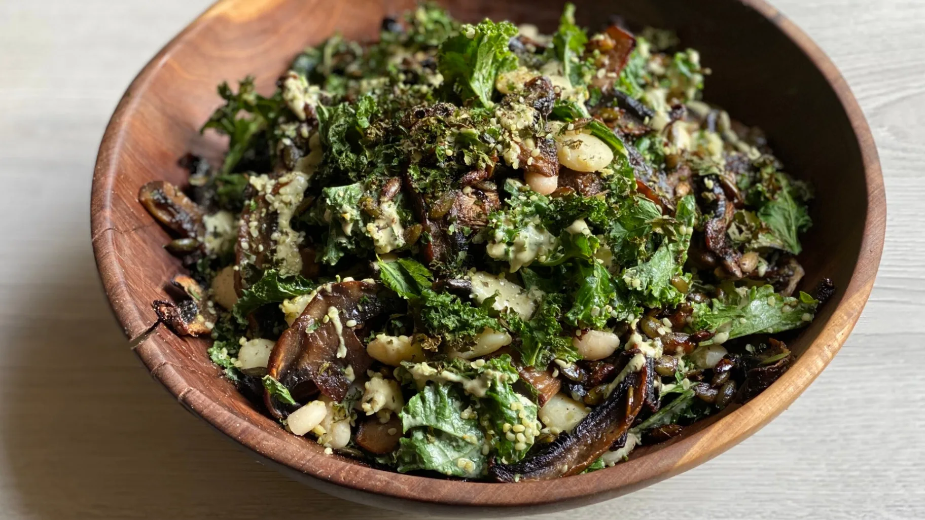 Kale Caesar Salad