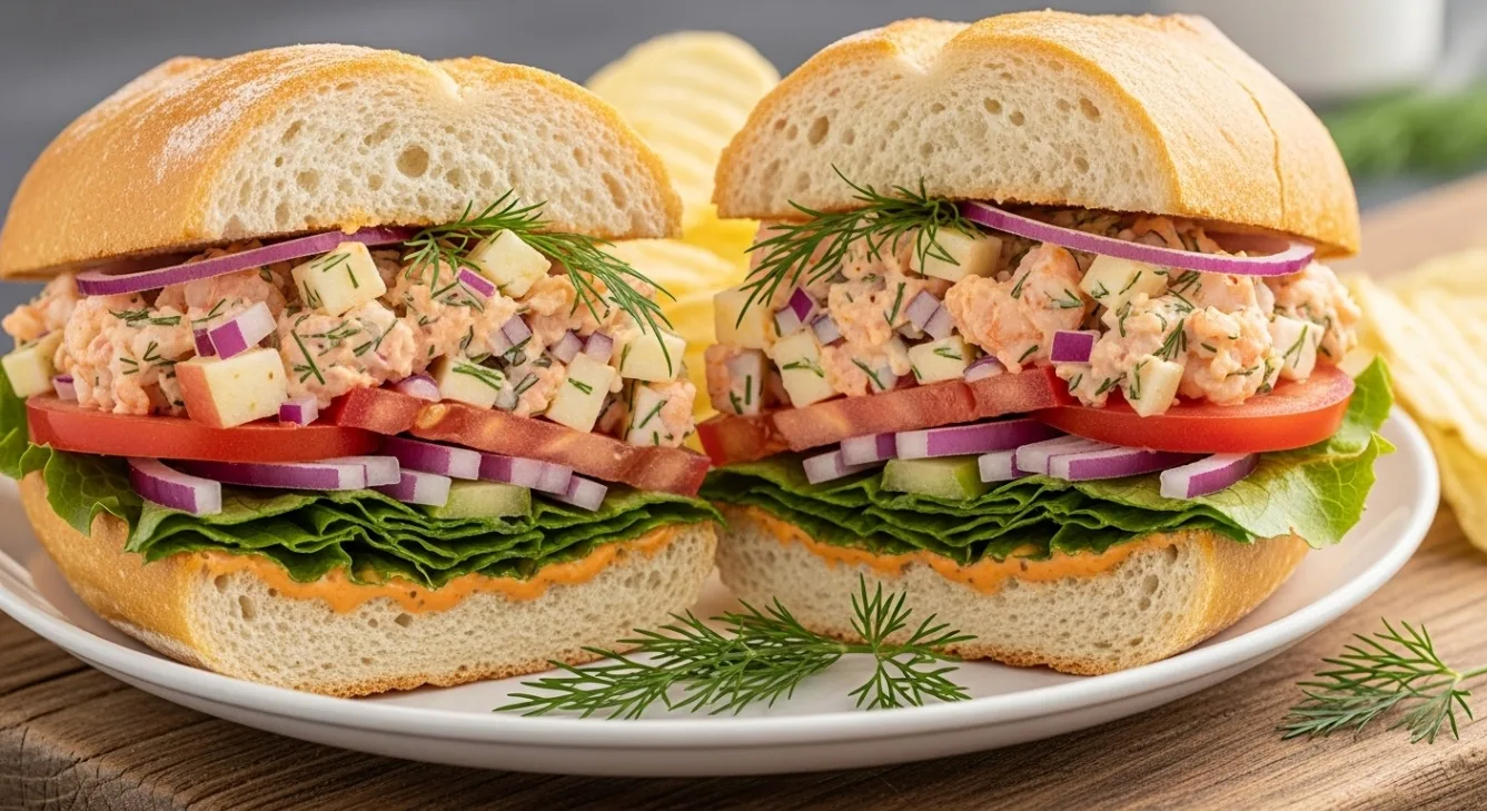 Shrimp Chopped Salad Sandwich