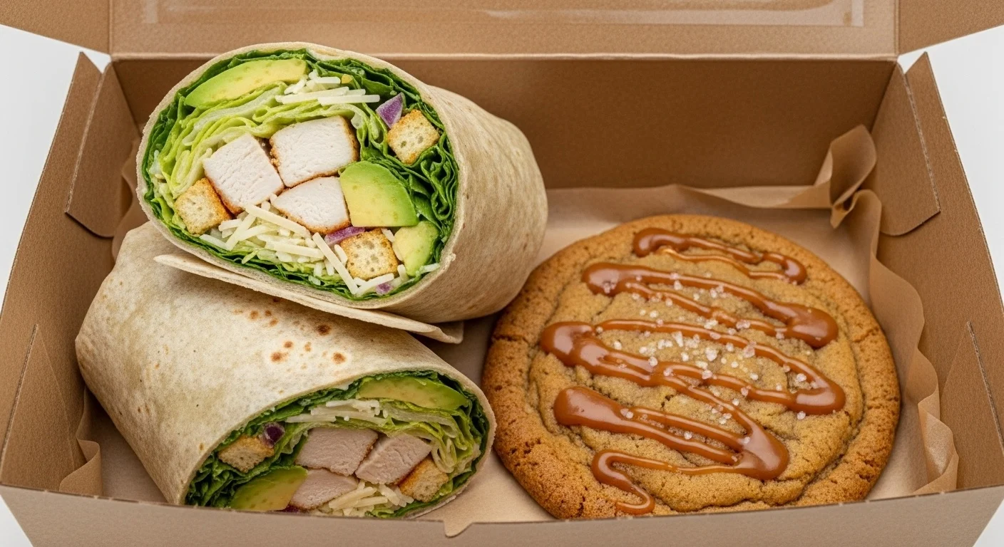Cleopatra Wrap (NO Tomatoes) | Salted Caramel Cookies