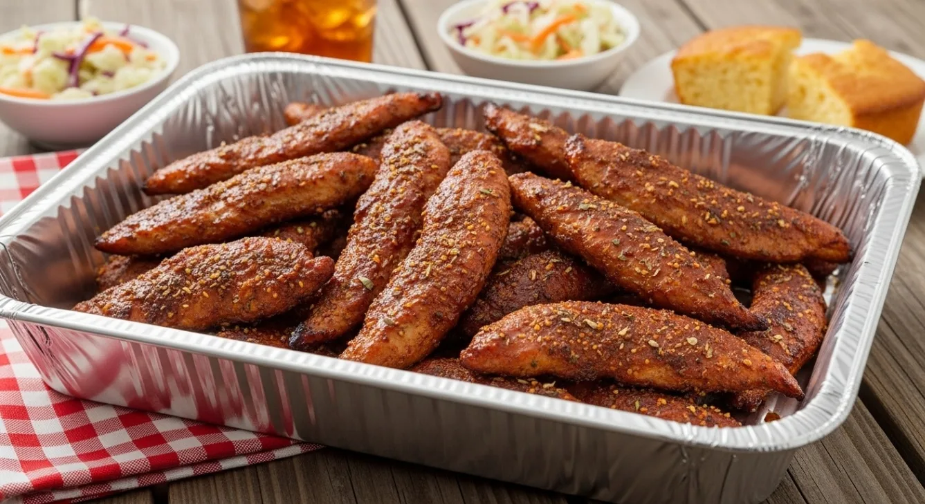 Southern BBQ Vegan Chicken Strips