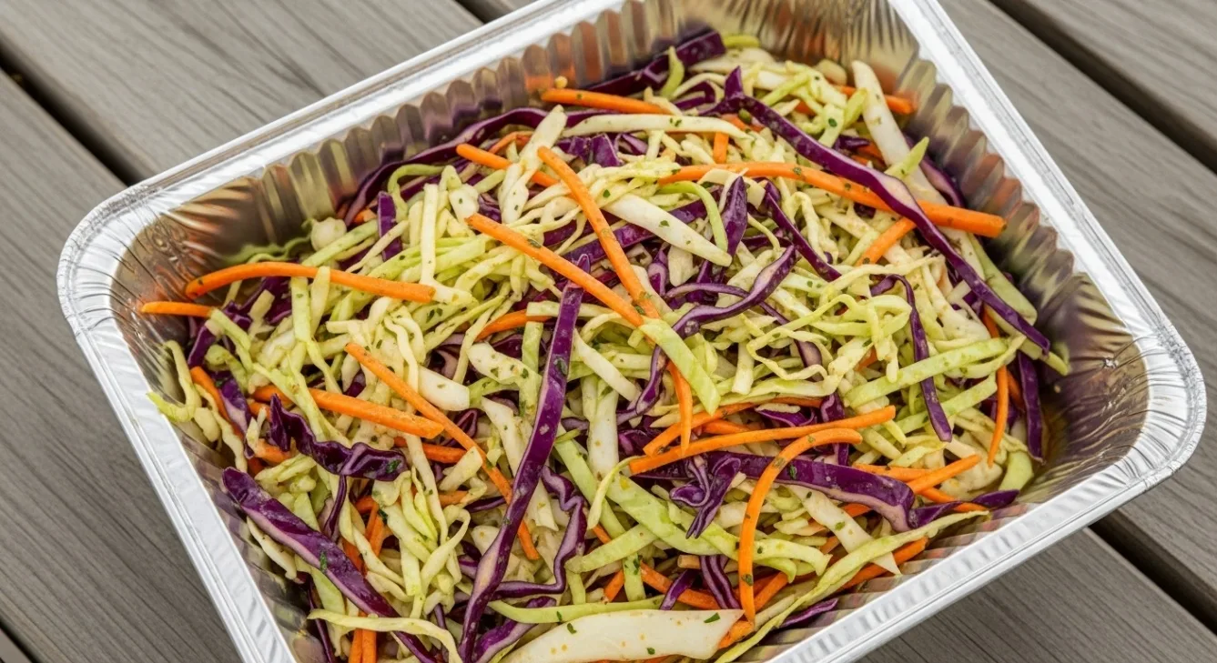 Sweet & Tangy Slaw (Vegan)
