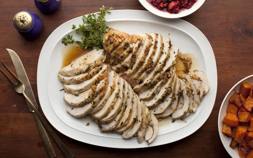 Roasted and Sliced Chicken Breast