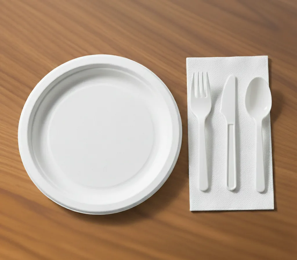 Plates, Napkins, and Utensils