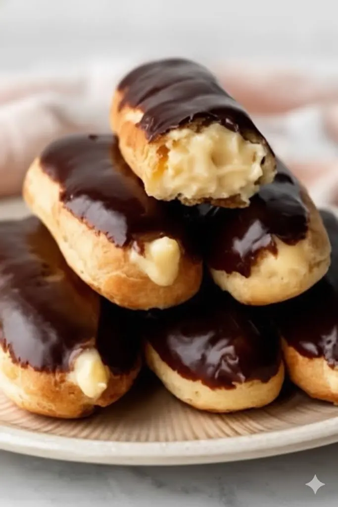 Mini Chocolate Eclairs