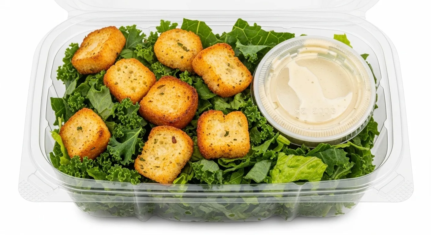 Kale & Romaine Caesar Salad