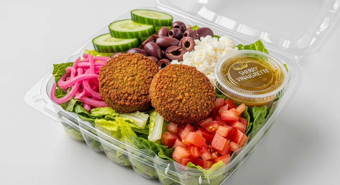 Falafel Greek Salad