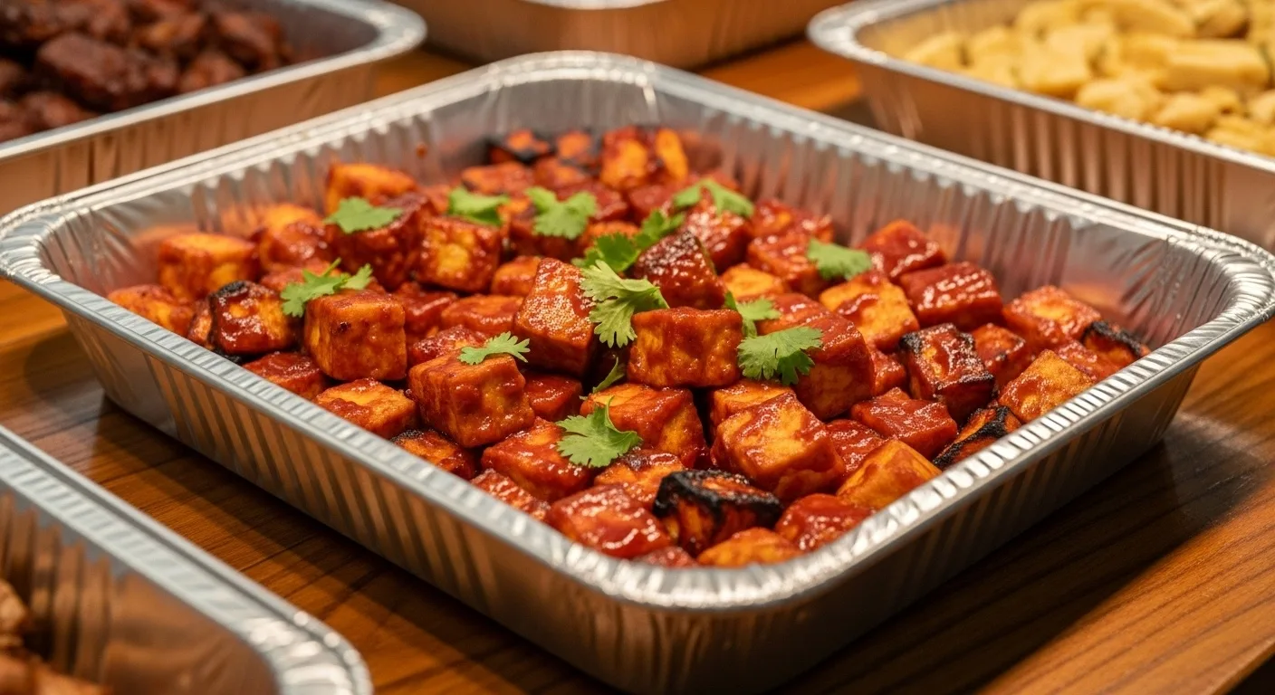 BBQ Sauce Tofu