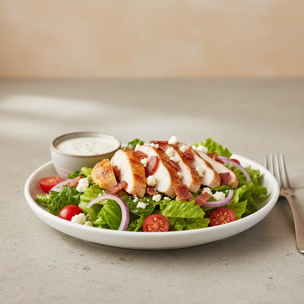 Boxed Bacon and Blue Salad with Chicken Boxed Bacon and Blue Salad with Chicken