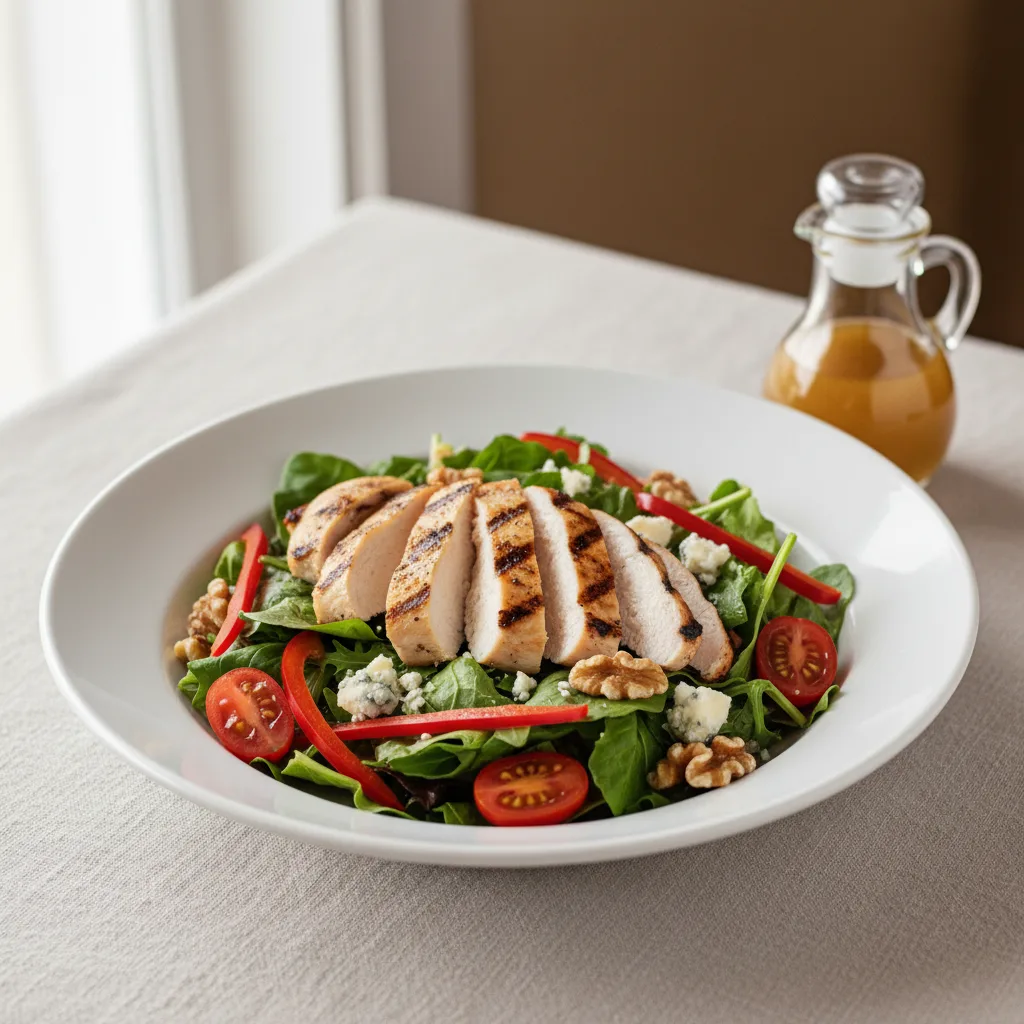 Boxed Mixed Salad with Chicken
