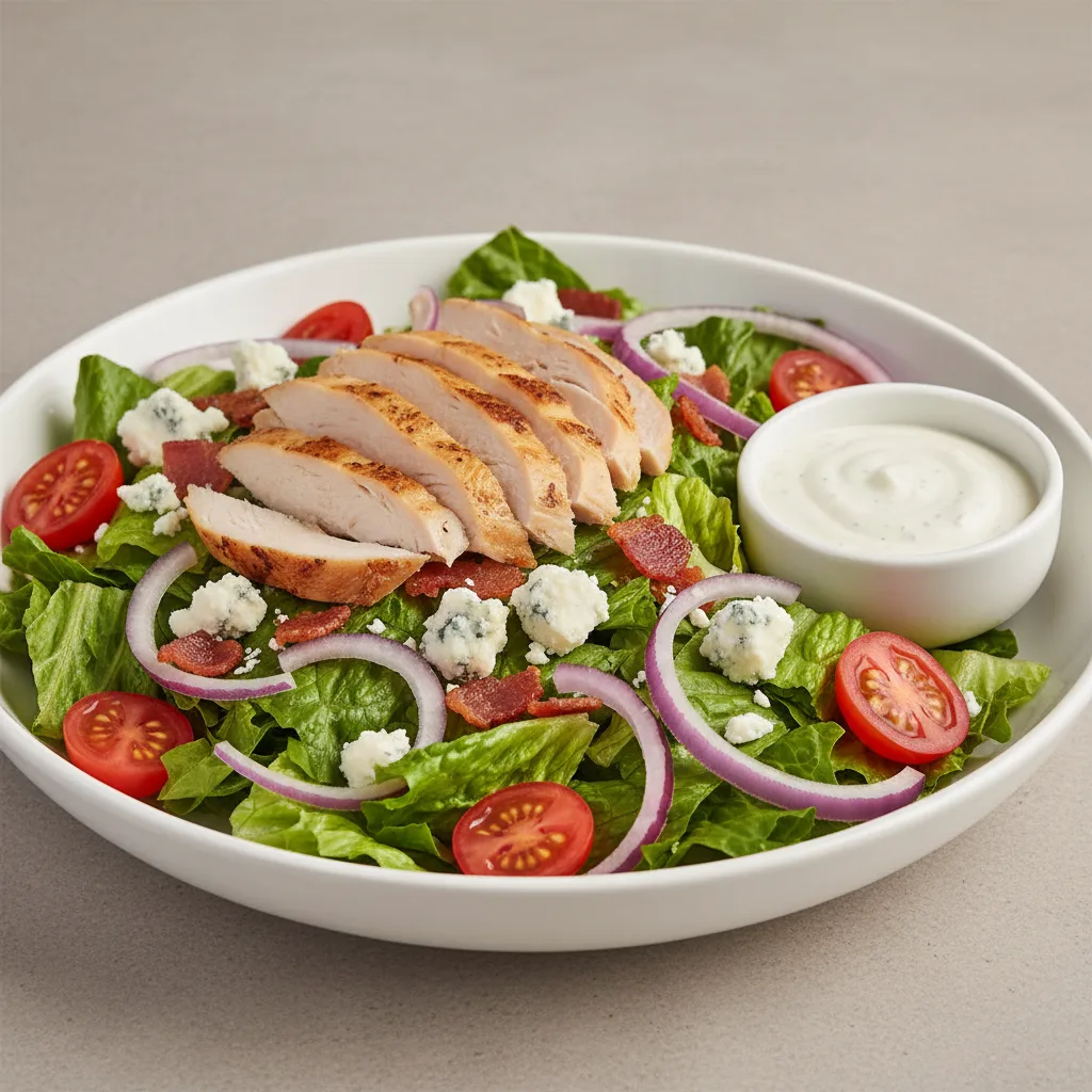 Boxed Bacon and Blue Salad with Chicken Boxed Bacon and Blue Salad with Chicken