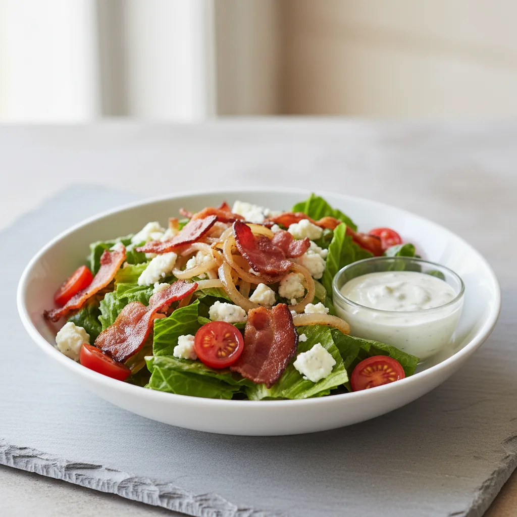 Boxed Bacon and Blue Salad with Chicken Boxed Bacon and Blue Salad with Chicken