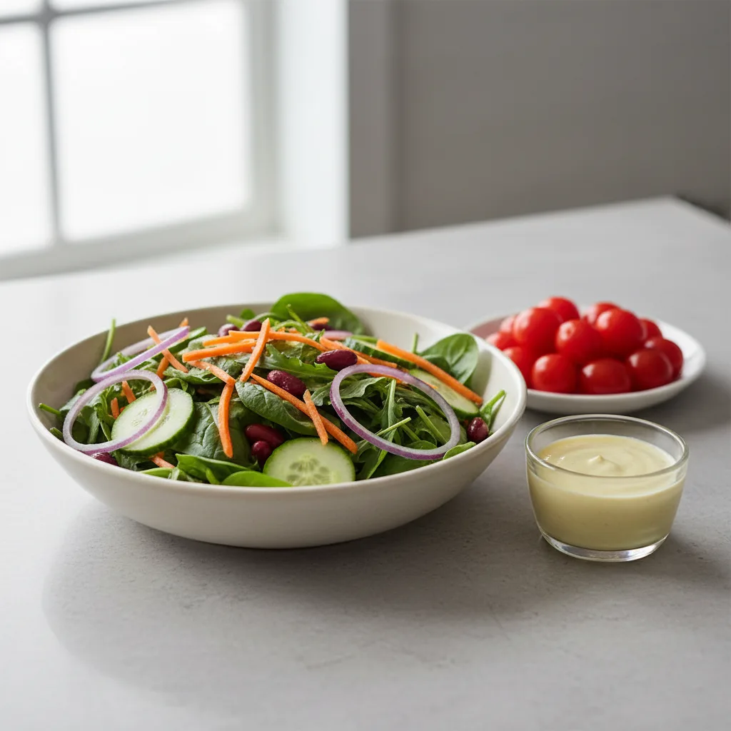Green Salad (Tomatoes on the Side) Green Salad (Tomatoes on the Side)