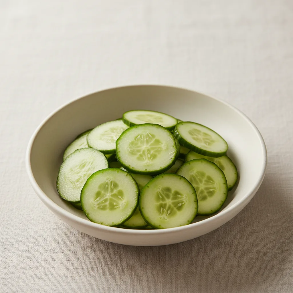 Sliced Cucumbers Sliced Cucumbers