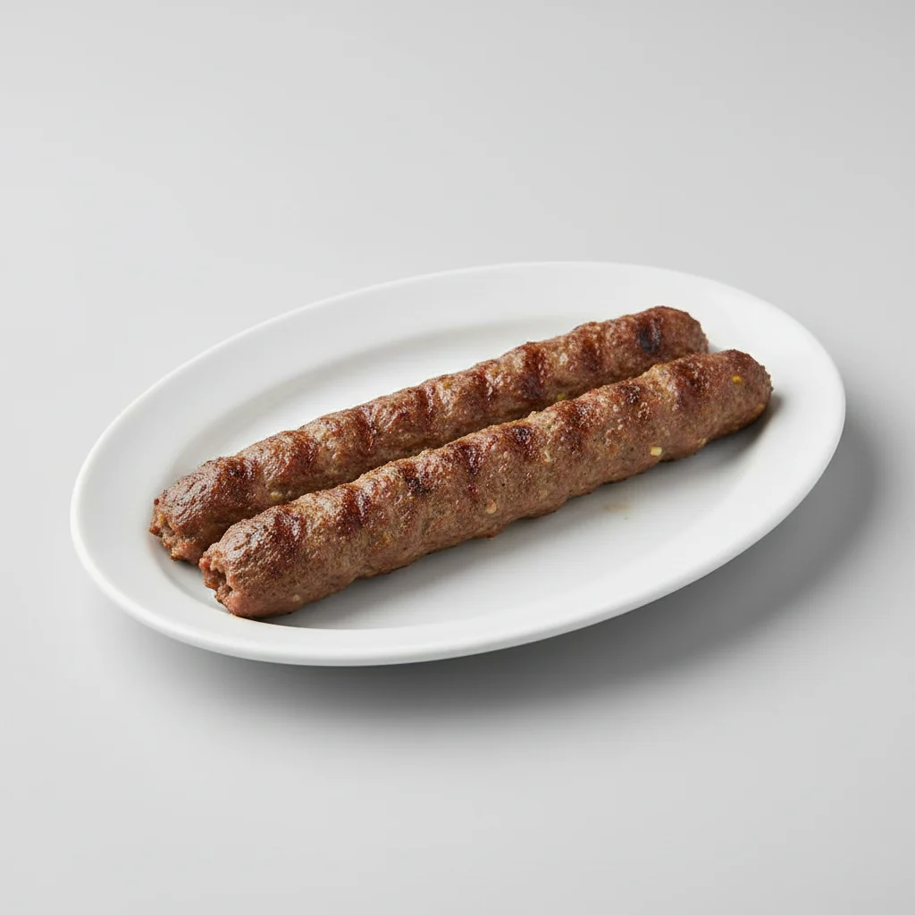 [NO GARLIC] Char-Broiled Ground Beef Kabob