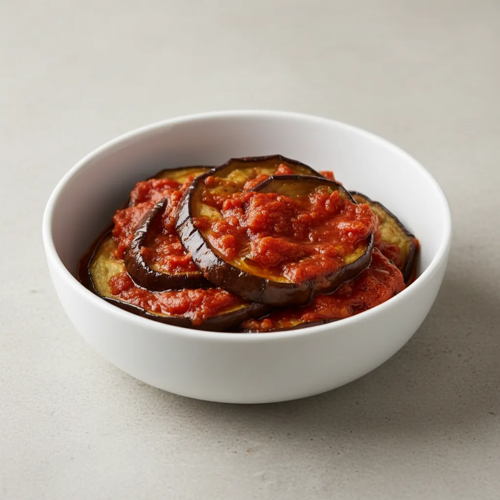 [NO GARLIC] Vegan Eggplant Marinara