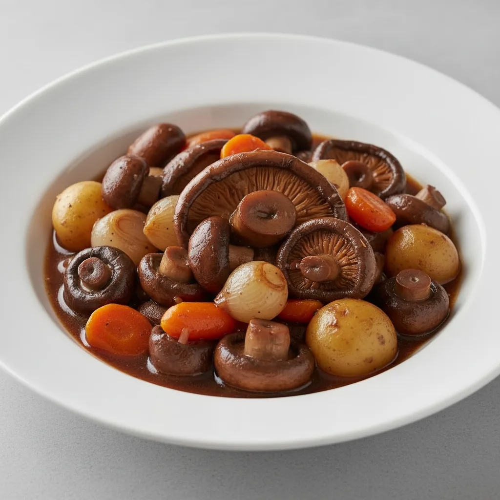 Vegan Mushroom Bourguignon