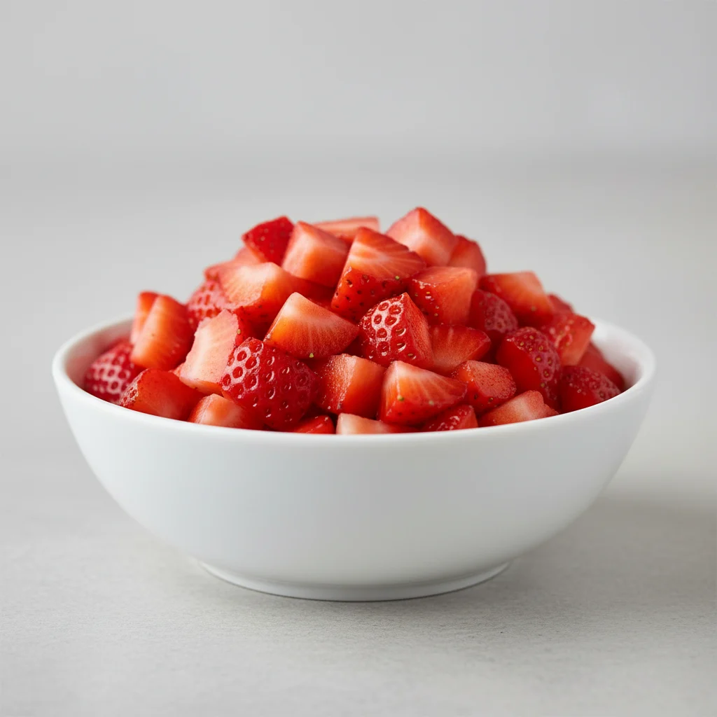 Diced Strawberries Diced Strawberries