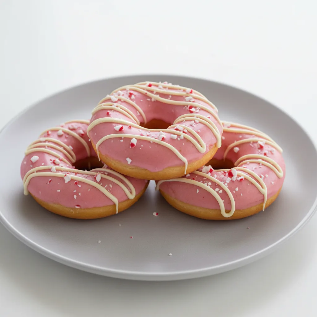 Peppermint Mochi Donuts Peppermint Mochi Donuts