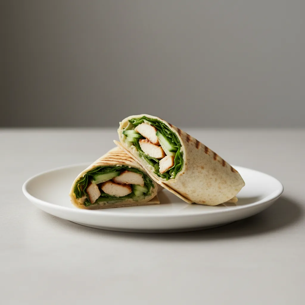 Nightshade Free Grilled Chicken Wrap With Tahini Nightshade Free Grilled Chicken Wrap With Tahini