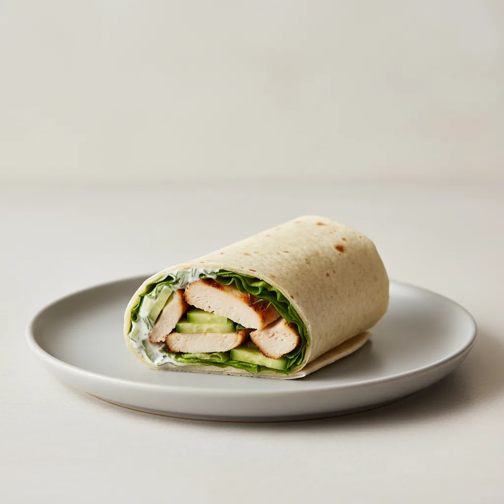 Nightshade Free Grilled Chicken Wrap With Tzatziki Sauce Nightshade Free Grilled Chicken Wrap With Tzatziki Sauce