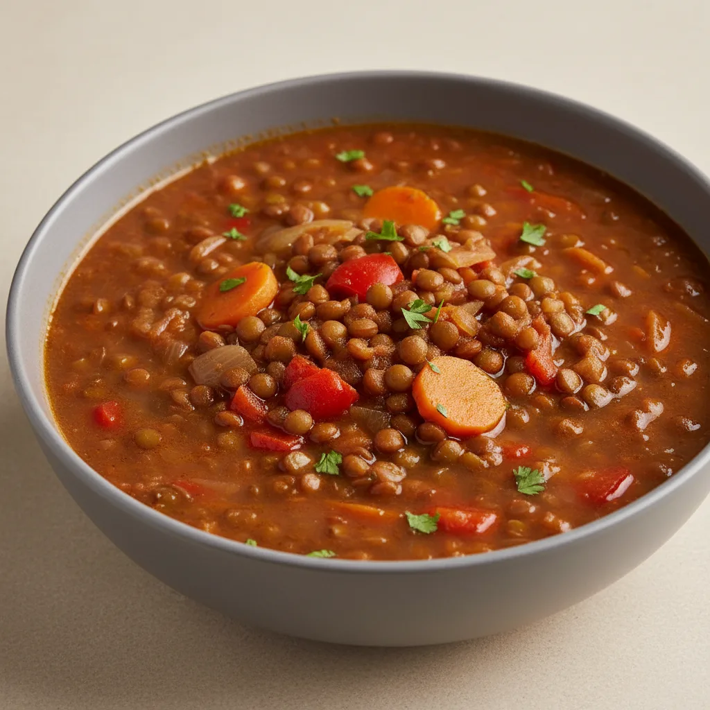 Vegan Moroccan Lentil Soup Vegan Moroccan Lentil Soup