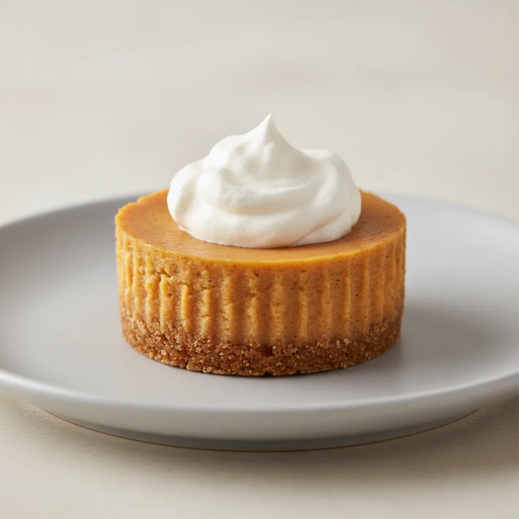 Mini Pumpkin Cheesecake Mini Pumpkin Cheesecake
