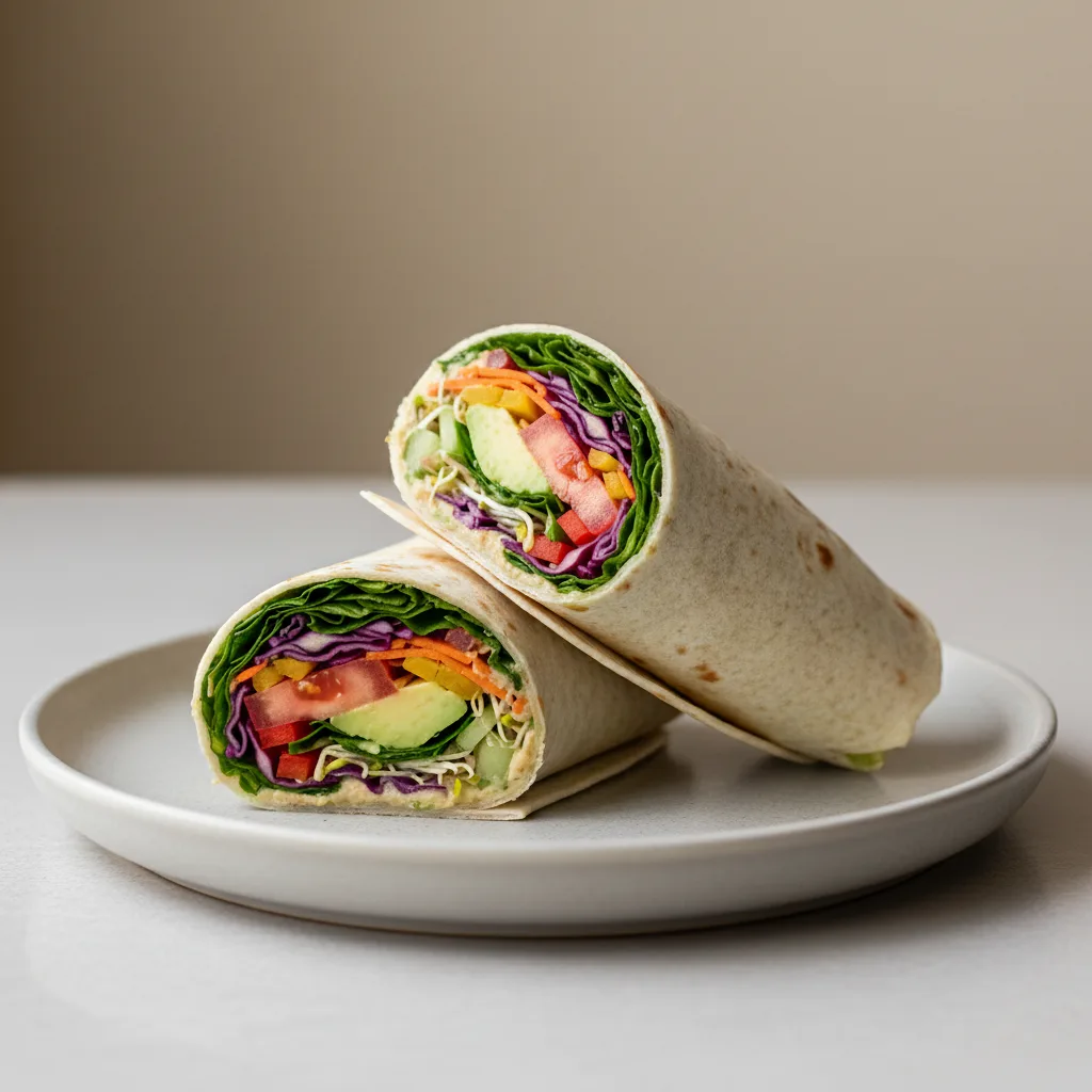 Healthy Vegan Wrap Healthy Vegan Wrap