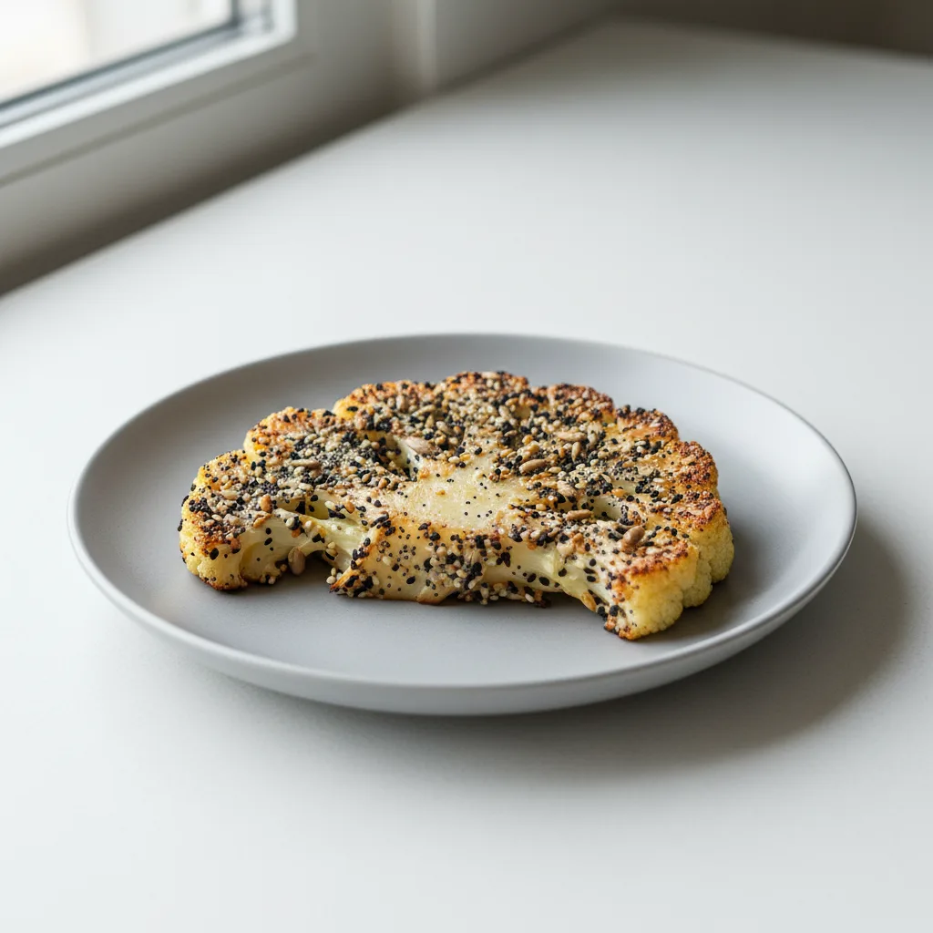 Seeded Cauliflower 'Steak' (Vegan) Seeded Cauliflower 'Steak' (Vegan)