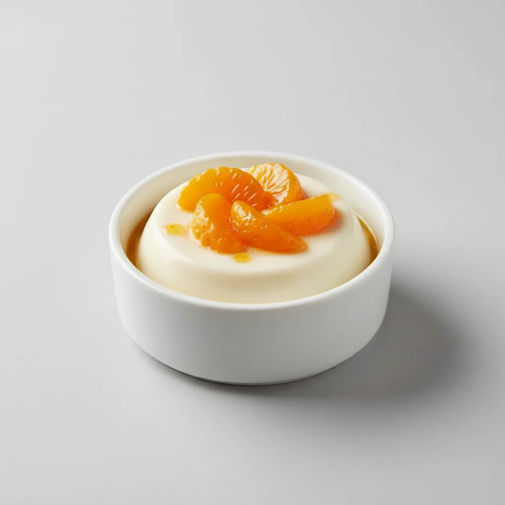 Panna Cotta (Almond with Mandarin Oranges) Panna Cotta (Almond with Mandarin Oranges)