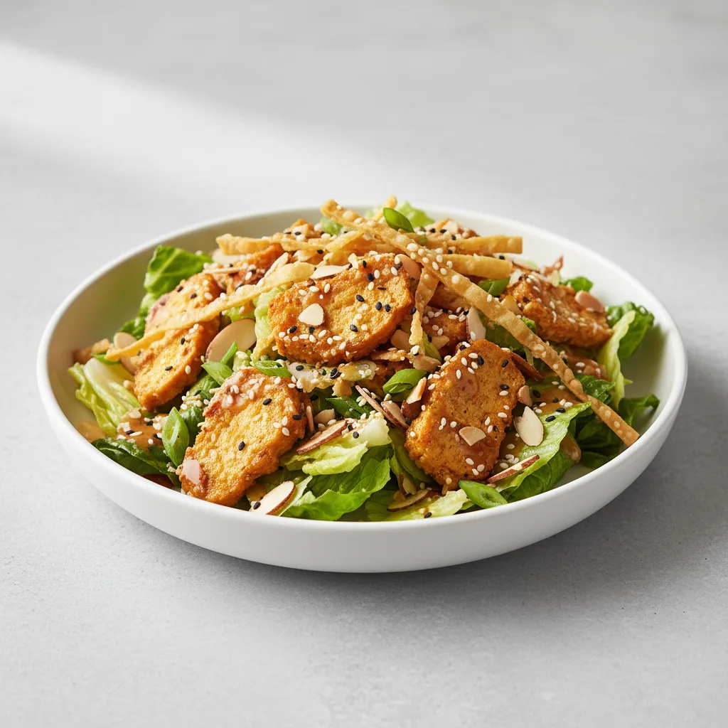 Tofu Fritter Chinese Salad Tofu Fritter Chinese Salad