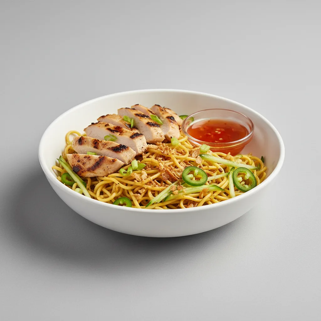 Burma Noodles with Chicken Burma Noodles with Chicken