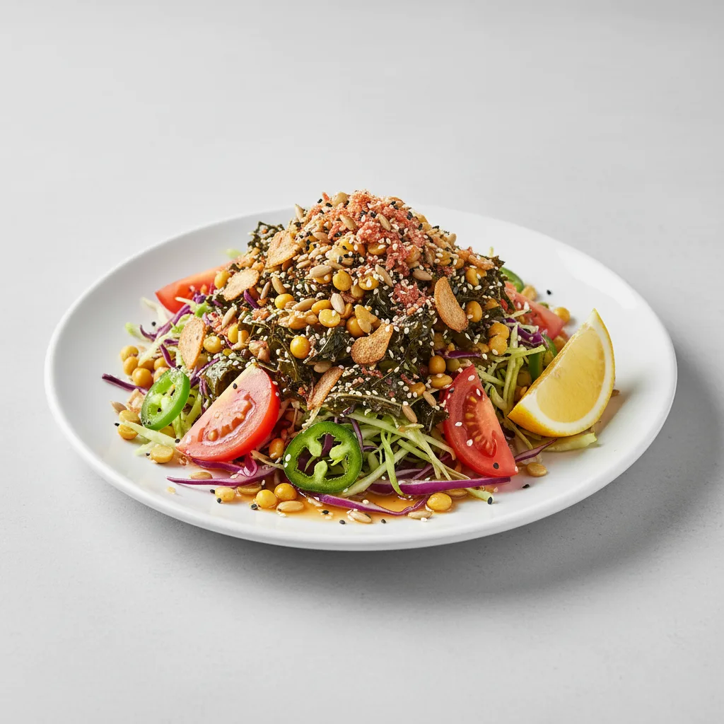 Tea Leaf Salad with Cabbage Tea Leaf Salad with Cabbage