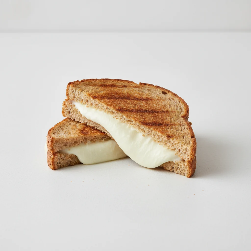 Grilled Fresh Mozzarella Cheese Sandwich on Whole Wheat Bread Grilled Fresh Mozzarella Cheese Sandwich on Whole Wheat Bread